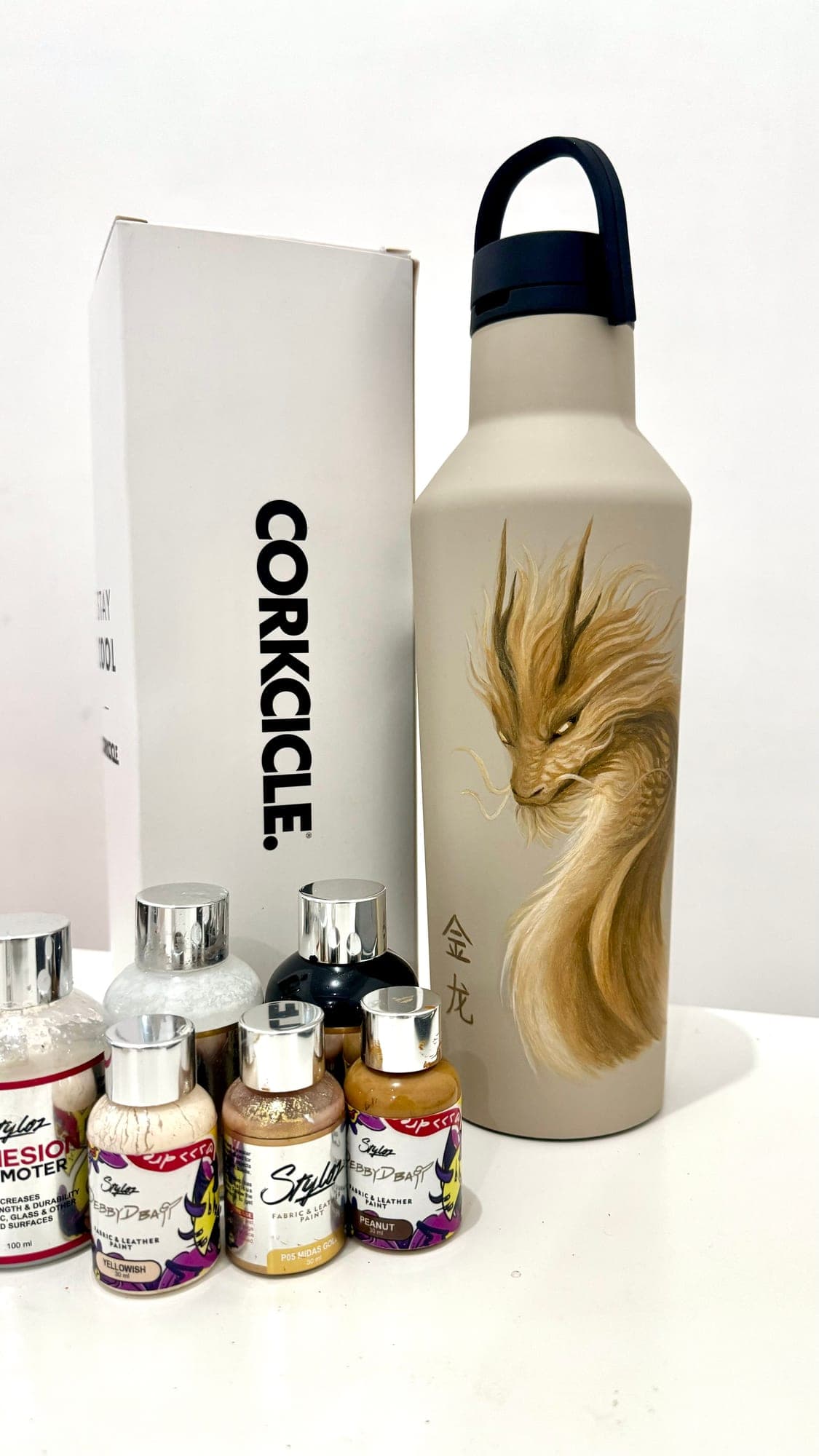 Painting on Corkcicle Sport Canteen Tumbler