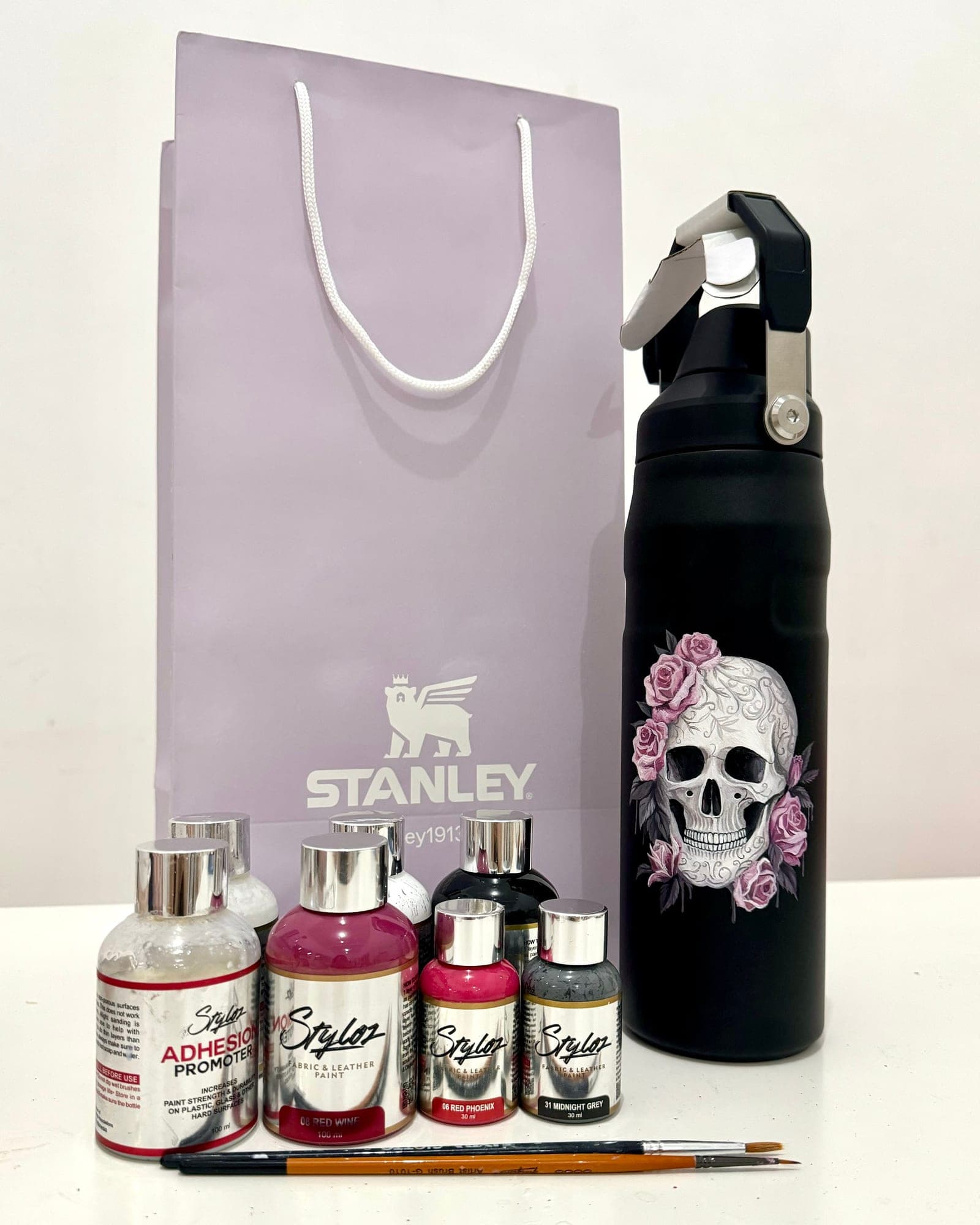 Painting on Stanley Tumbler