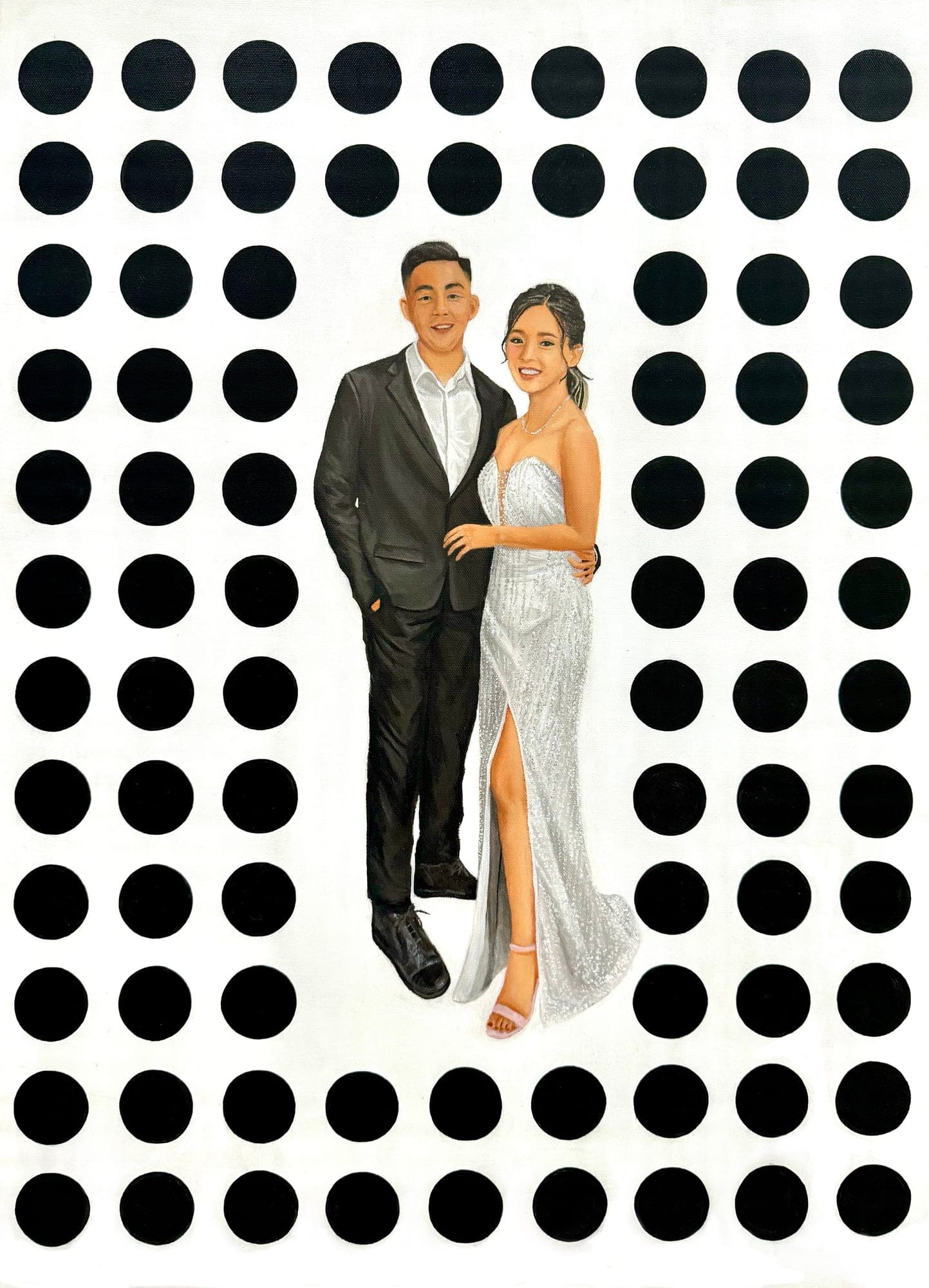 Interactive Painting - The Wedding of Natasia and Jonathan